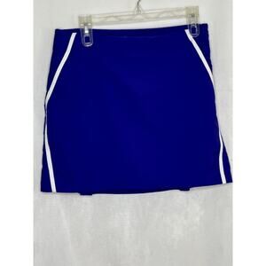 Adidas climacool blue/purple golf athletic skort w/pockets women's size 4